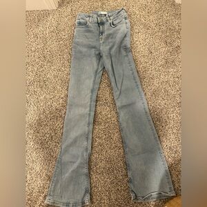 Zara High Waist Flare Jeans